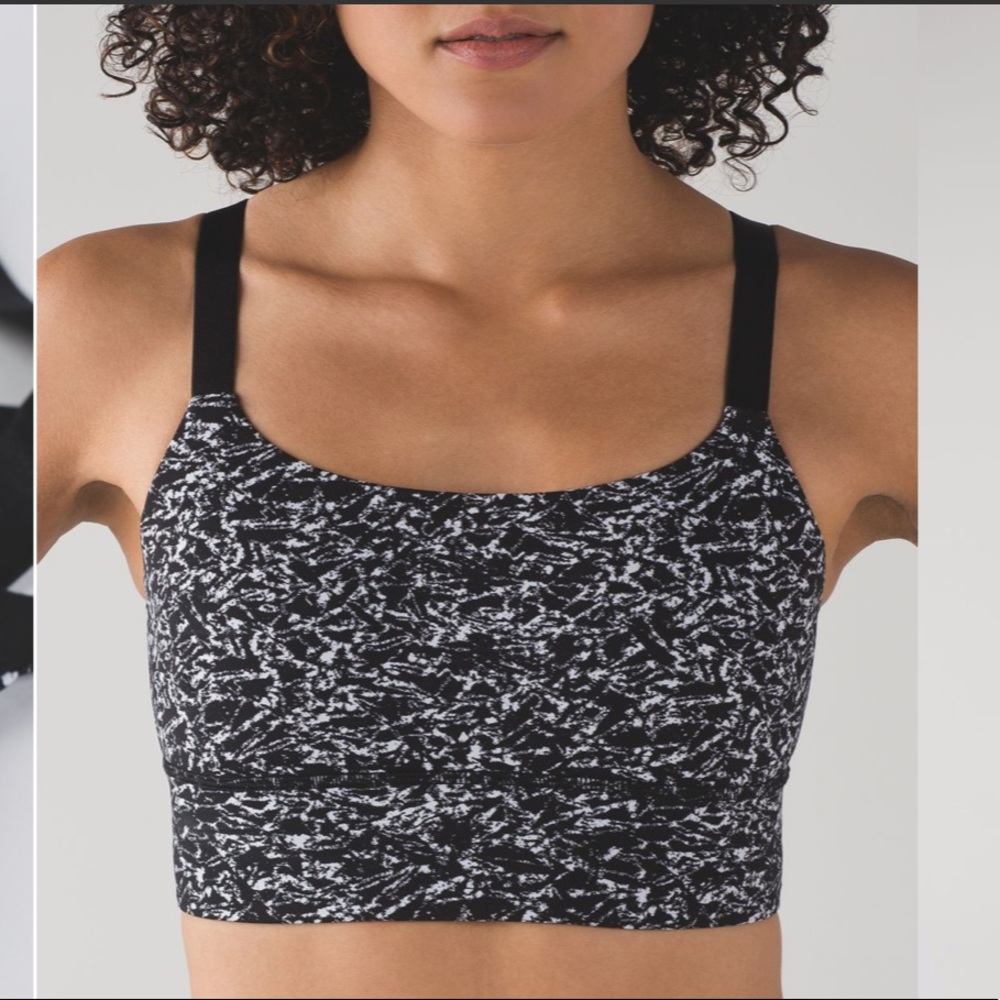 lululemon athletica Black and White Sports Bra